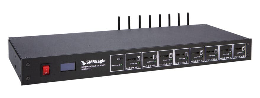 lave mad motor byrde New 8 modem MHD-8100 line devices | SMSEagle